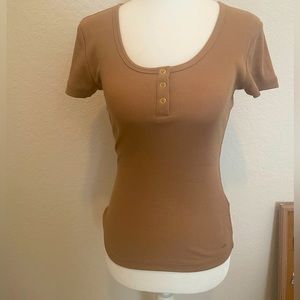 Guess Brown Henley